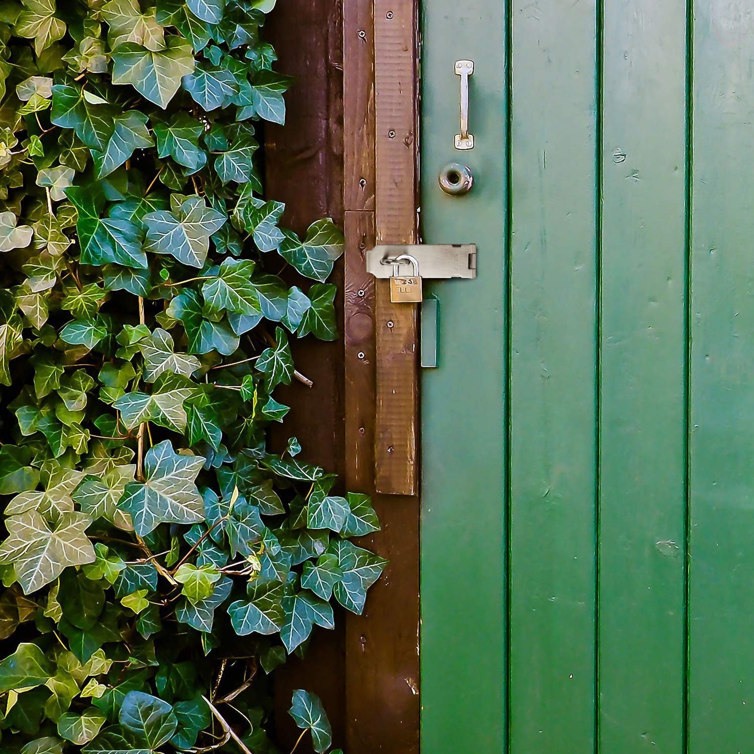 4-Inch Padlock Hasp Set - Stainless Steel Door Latch For Sheds, Cabinets & Toolboxes, 2-Pack