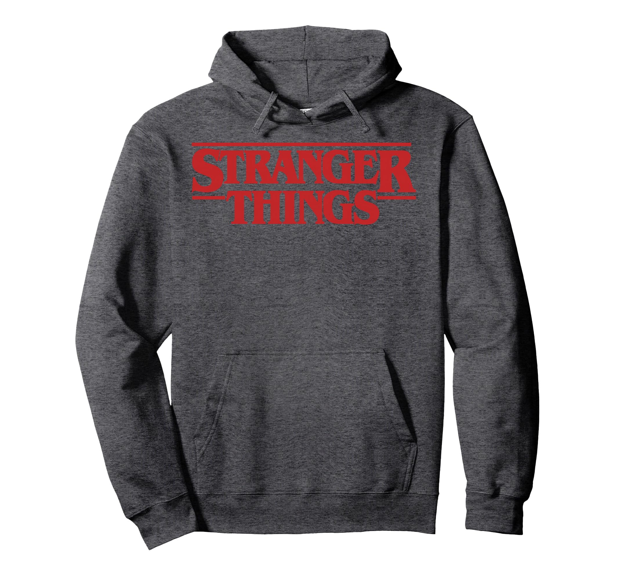 Netflix Stranger Things Simple Red Logo Pullover Hoodie