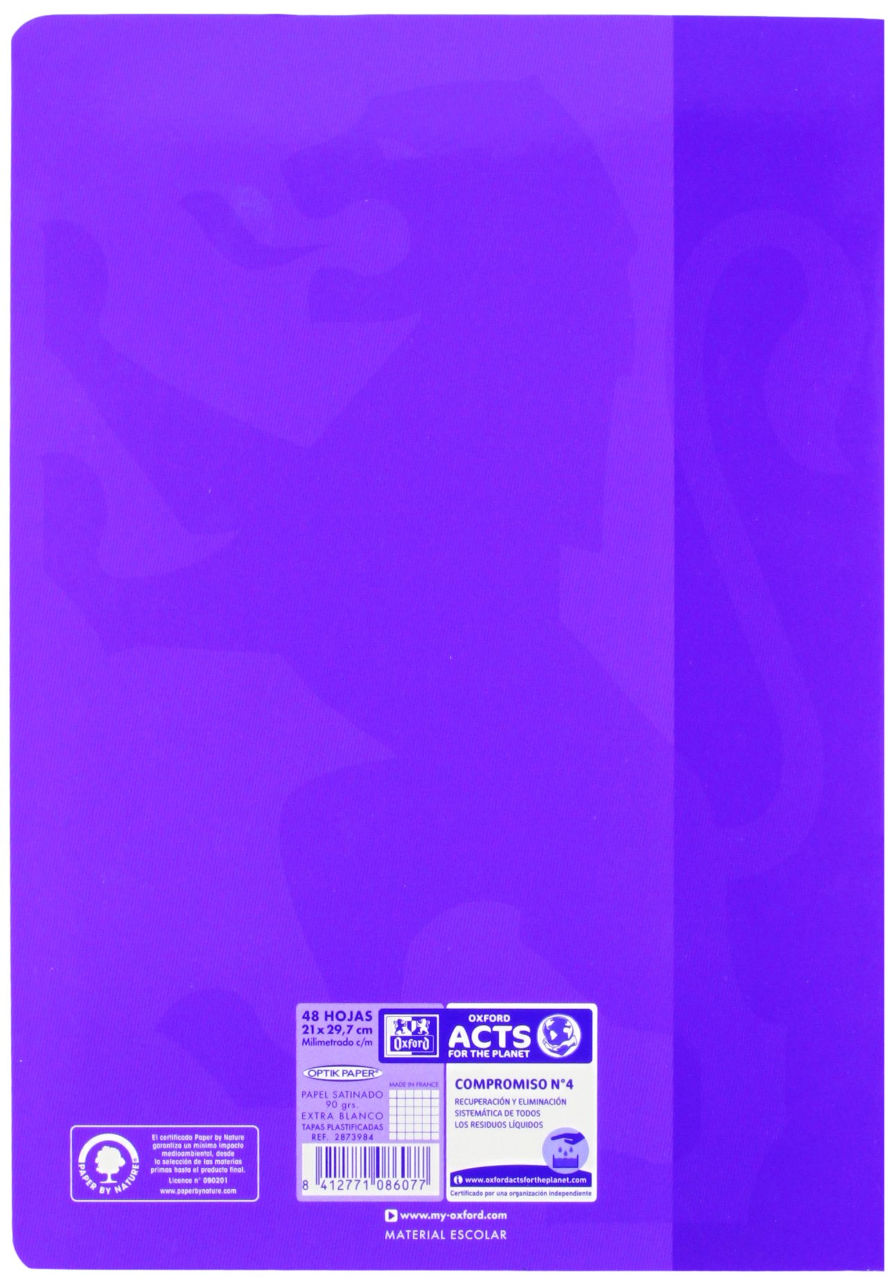 Libretas Oxford Tapa plástico. Pack de 10 unidades. A4. 48 hojas Libretas Oxford Tapa plástico. Pack de 10 unidades. A4. 48 hojas