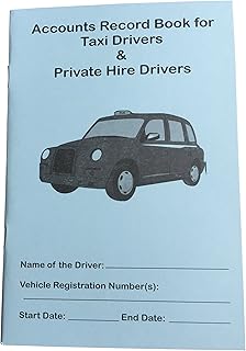Weekly A5 Accounts Book for Taxi, Minicab, Private Hire & Hackney Carriage Drivers ׀ Account Book for Self Employed ׀ Cash Book & Expenses Book