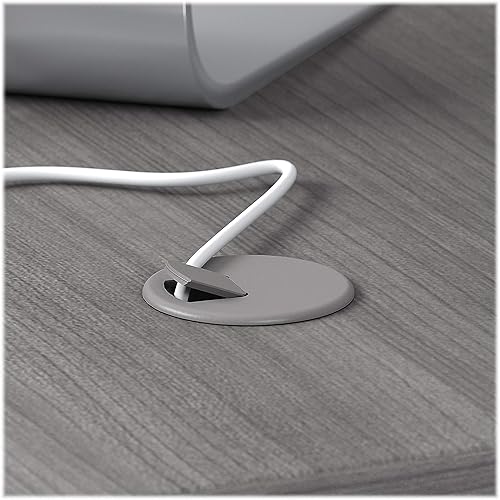 Miniatura 5 de Bush Business Furniture BBF Studio C Escritorio en forma de U de 72 x 36 pulgadas con gabinete y archivador móvil (gris platino)