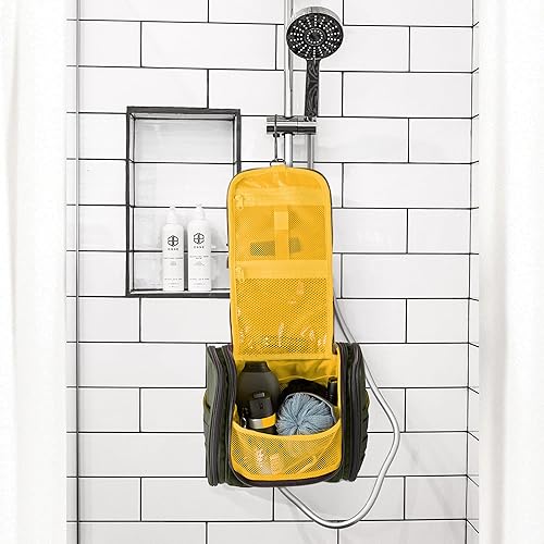 Miniatura 3 de Fitdom Neceser táctico colgante para hombres y mujeres. Perfecto para viajes y almacenamiento para cosméticos, cortaúñas, cepillo de dientes, ducha,