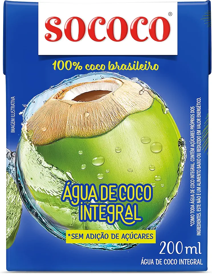 Sococo Água De Coco 200Ml