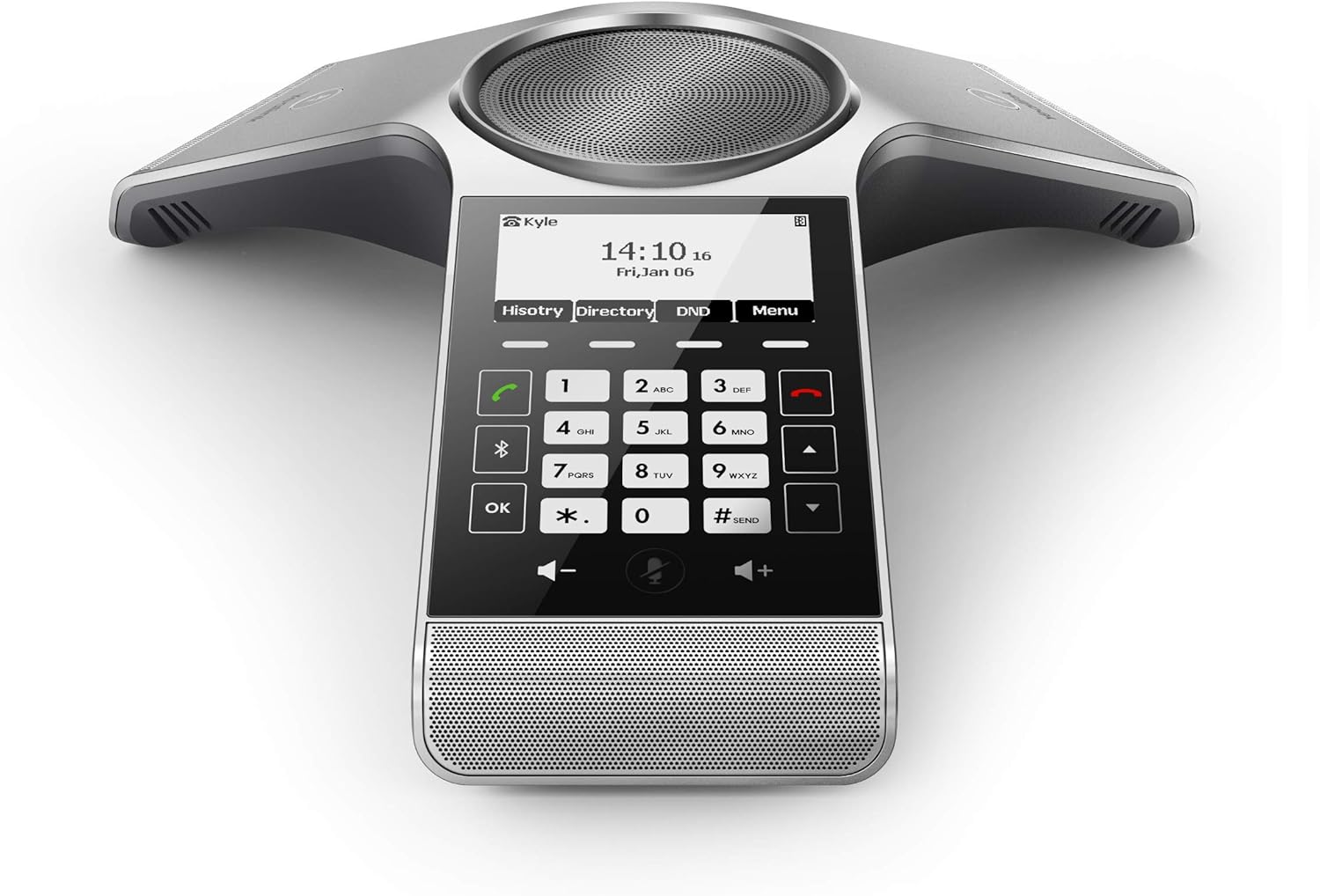 Yealink CP920 Conference IP Phone, 3.1-Inch Graphical Display. 802.11n Wi-Fi, 802.3af PoE, Power Adapter Included (Renewed)