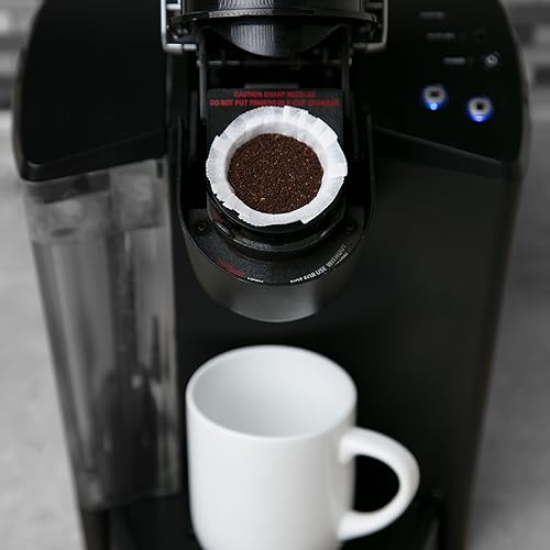 Miniatura 6 de Filtros desechables compatibles con cafeteras Keurig tazas simples 100 filtros de repuesto utiliza tu propio café
