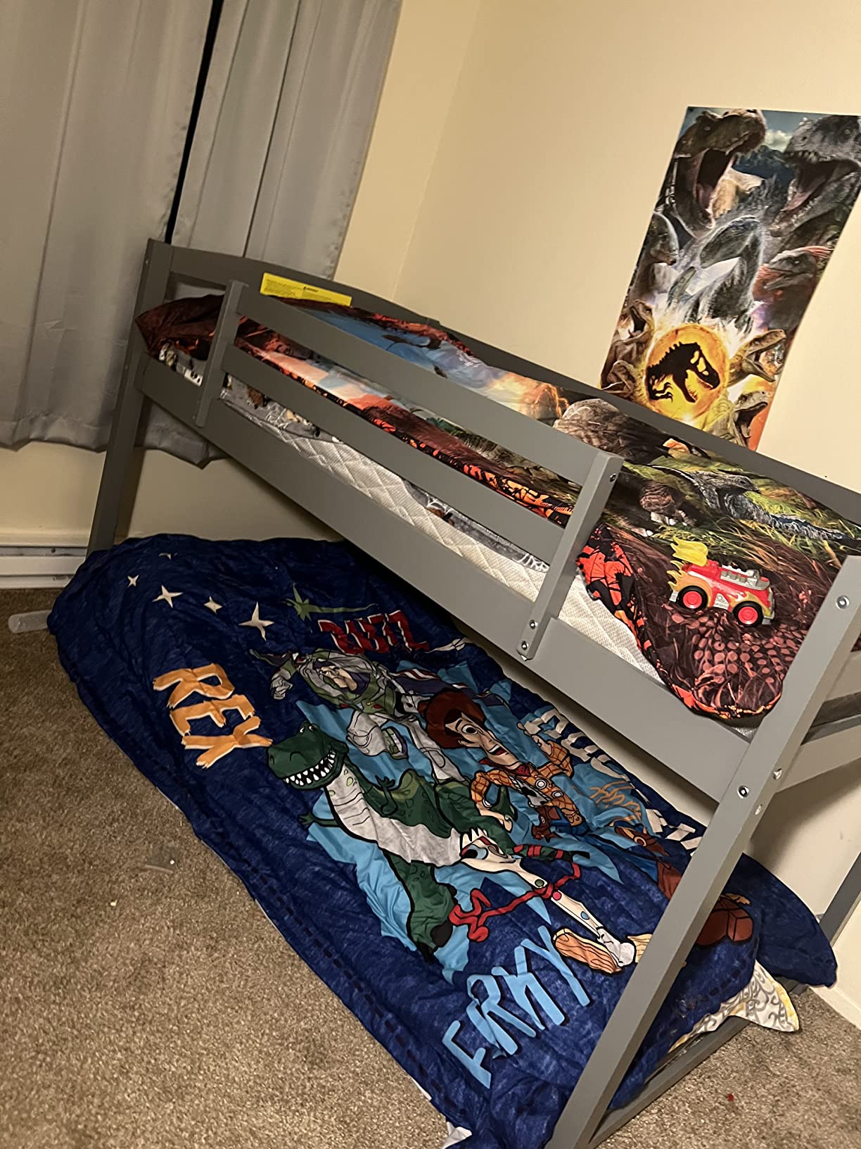 32/mo Finance Twin Bunk Beds Low Bunk Bed Frame Wood Twin Over Twin