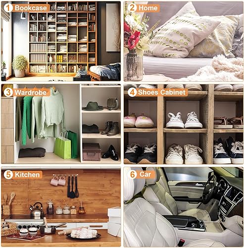 Miniatura 5 de 70 bolsas de cedro de lavanda para cajones, armarios, bloques de cedro, bolas de cedro, anillos de cedro para colgar ropa, bolsitas de lavanda,