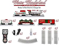 Vista 5 de Lionel Winter Wonderland LionChief Electric O Gauge Bluetooth 5.0 - Juego de tren con control remoto
