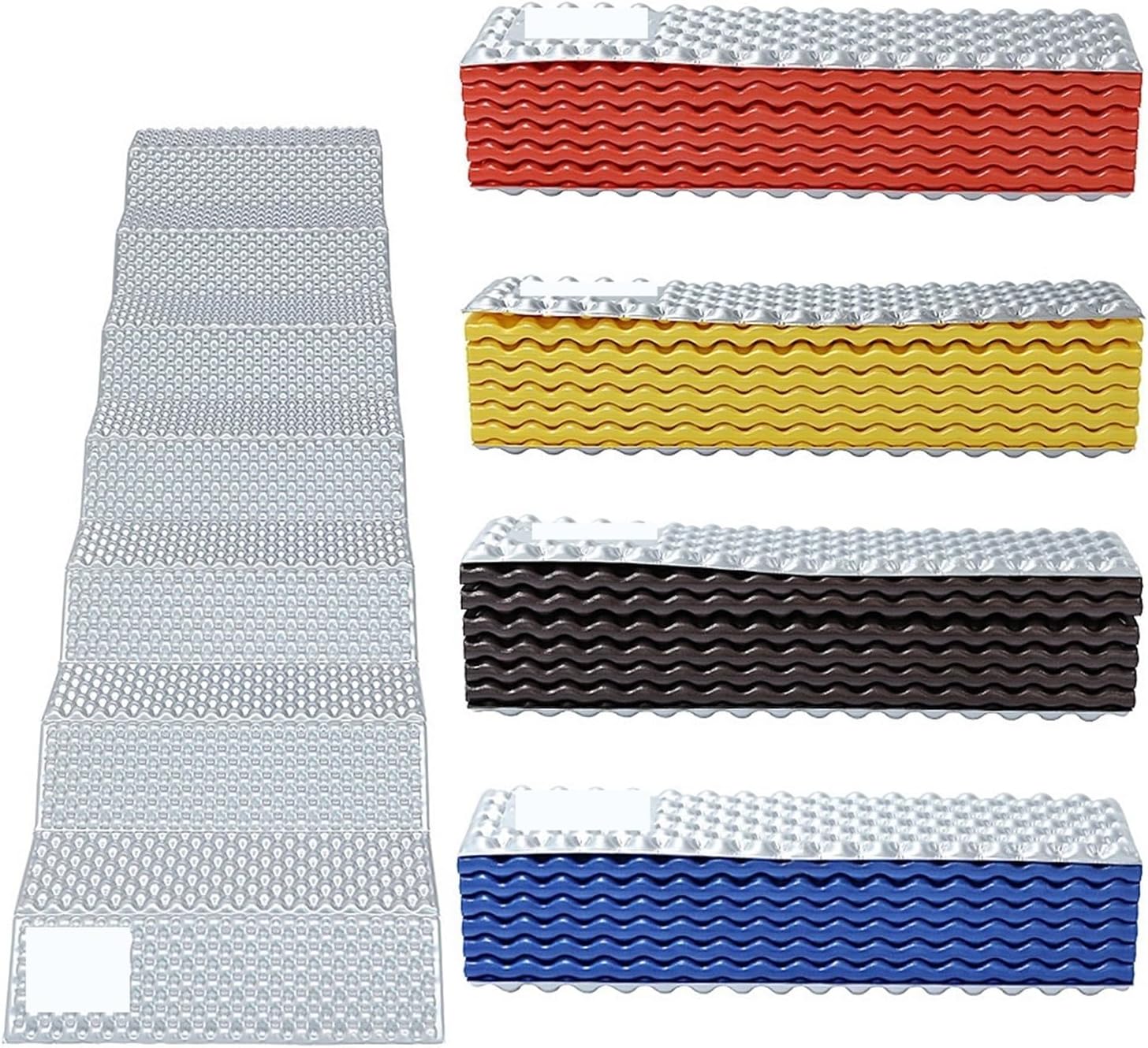 Aluminium Sleeping Mat Outdoor Folding Mat Camping Tent Aluminum Film Waterproof Sleeping Pad Egg Trough Bed Mattress