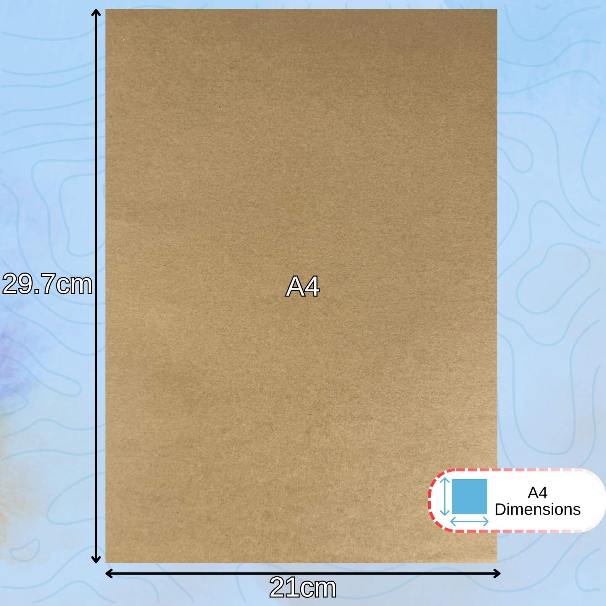 Papel de embalar reciclado A4 100 gsm, de la marca Bcreative® 1000 sheets