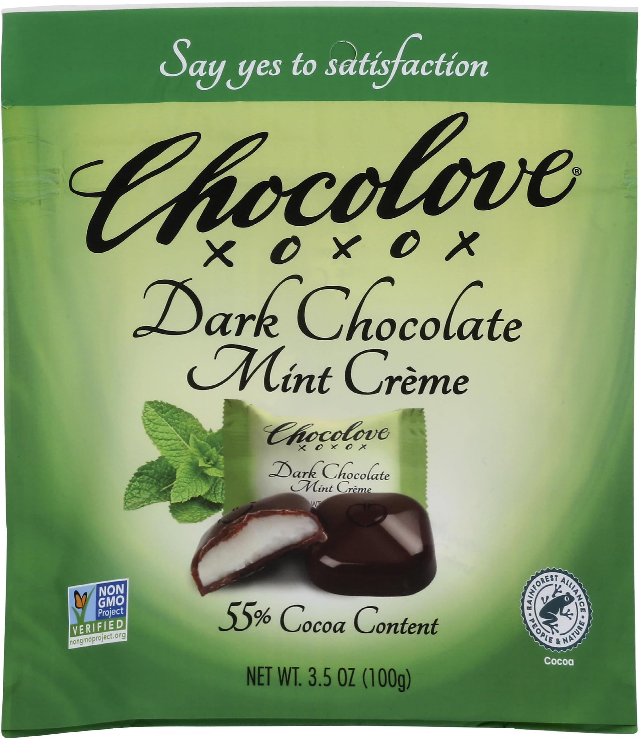 Dark Chocolate Mint Crème Bites, 3.5 OZ