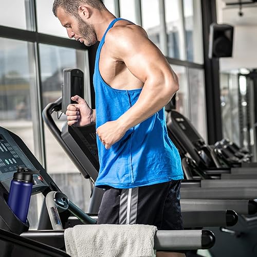 Vista 33 de Chengu 10 botellas de agua de aluminio reutilizables de 24 onzas, operación a granel, para Navidad, al aire libre, botellas de agua deportivas