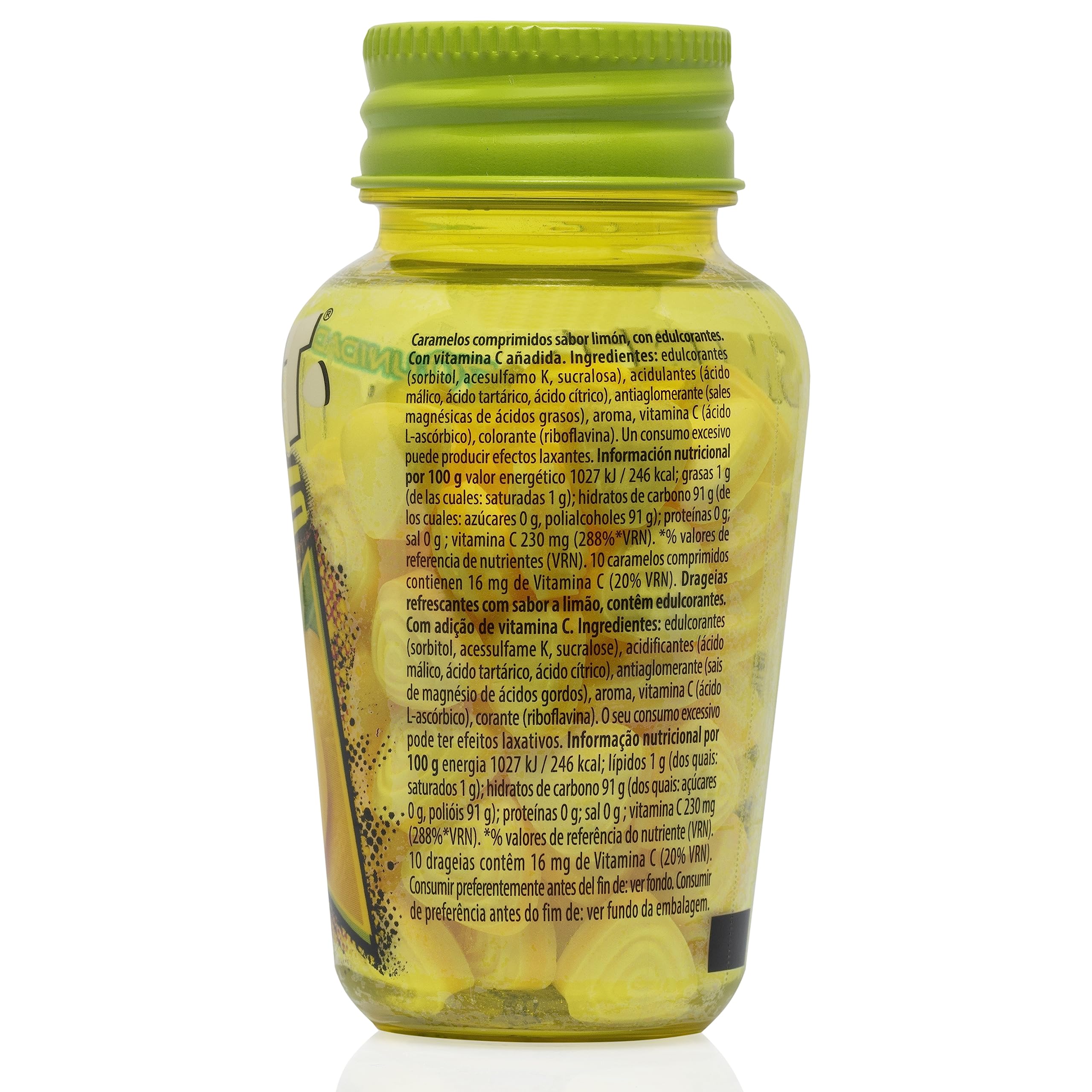Smint Sours Limón Caramelo Comprimido Sin Azúcar 6 x 49 g 294 g