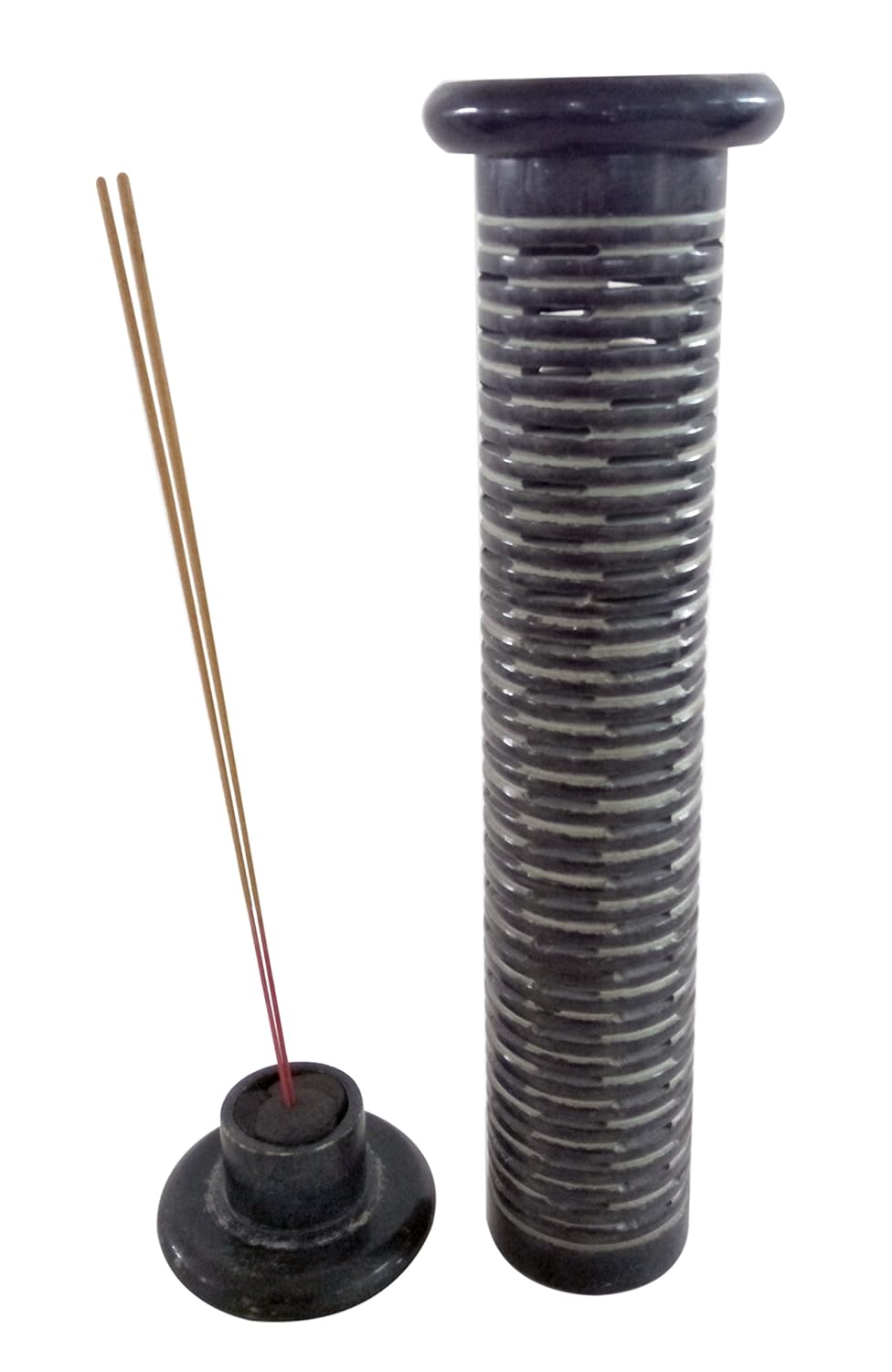 Soapstone Incense Tower Burner/Holder Amazon.in Home & Kitchen