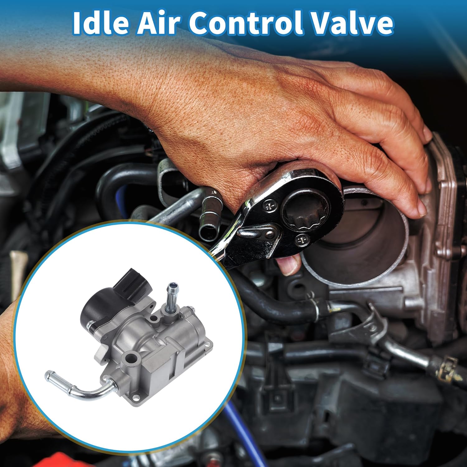 Car Idle Air Control Valve for Nissan Sentra 2000-2006 Replace No.237815M010 IACV Idle Motor Idle Air Control Valve for Stable Engine Operation