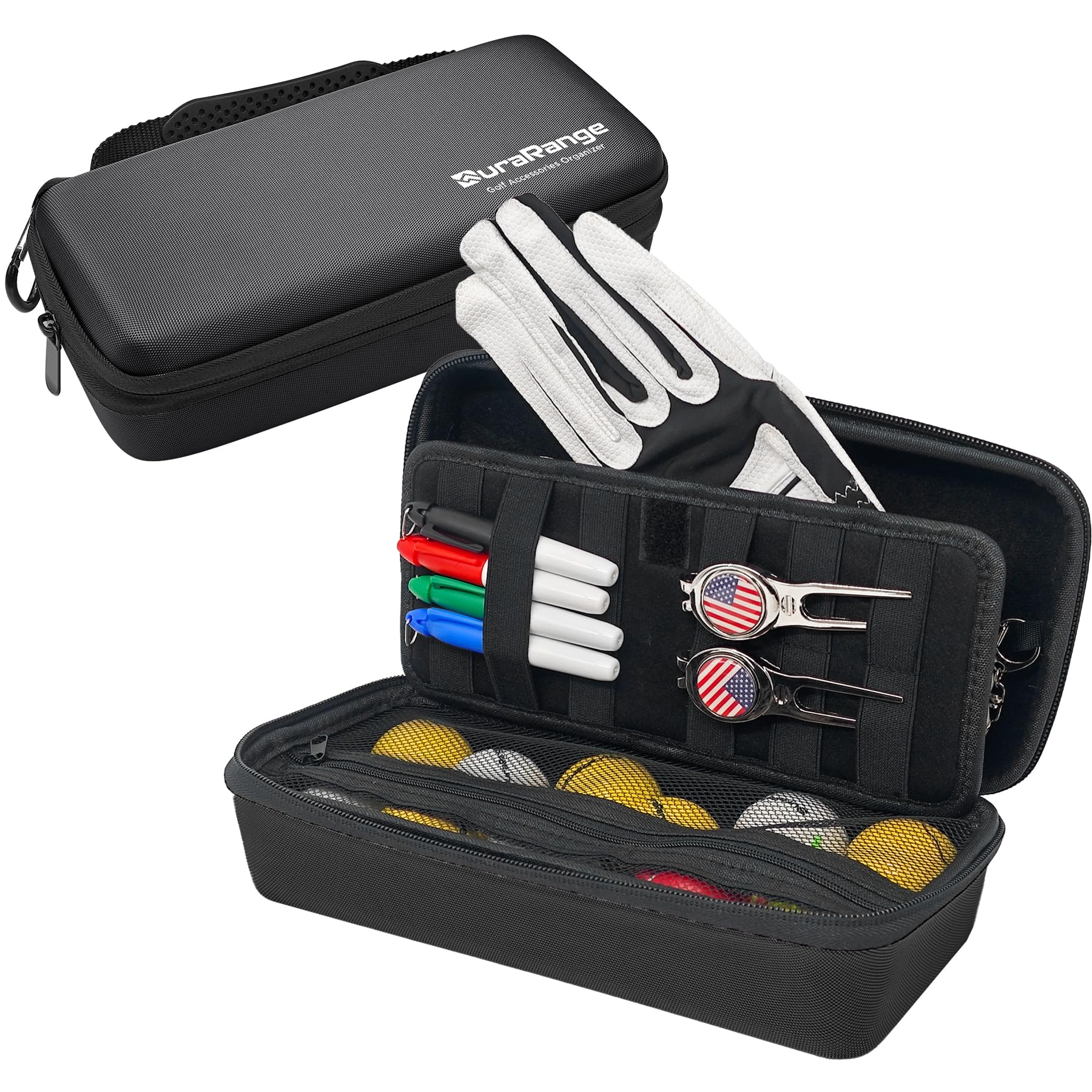 Amazon.com: DURARANGE Golf Glove Holder Case with Glove Shaper