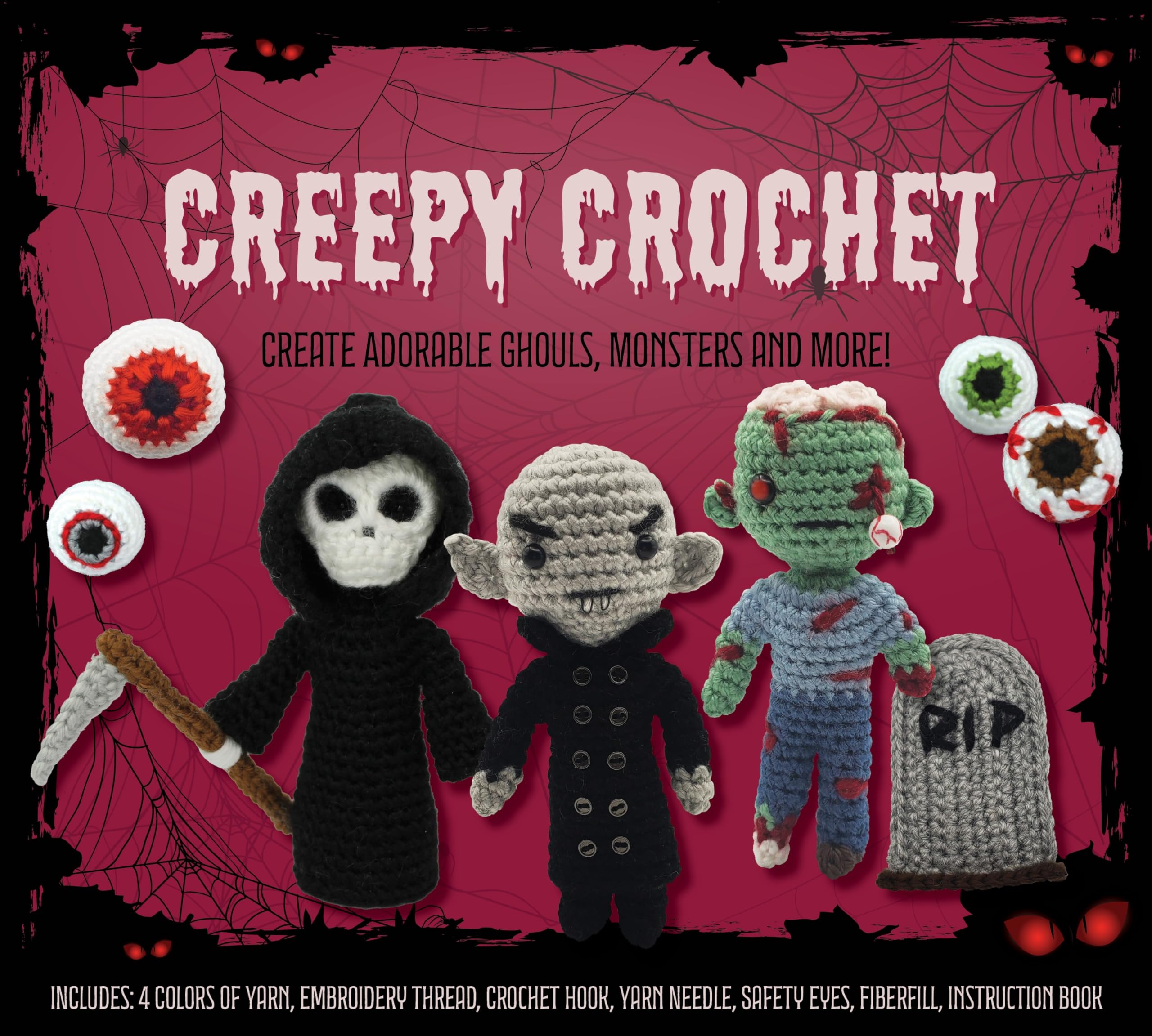 Creepy Crochet Kit by Kati Glusz - 9780785845591