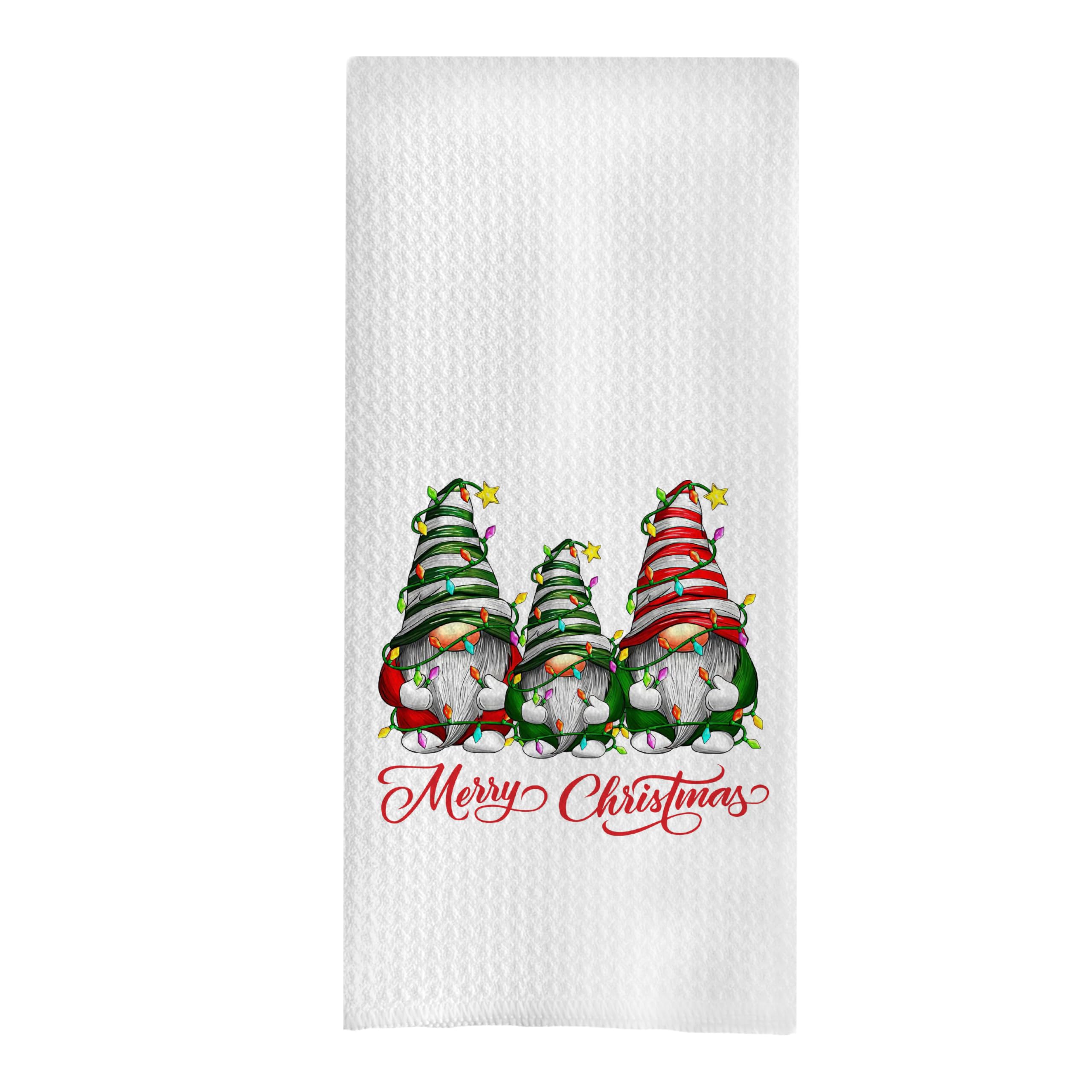 Senya Christmas Gnomes Hand Towels - Highly Absorbent Microfiber Towels For Bathroom, 30x15 Inches - View #10