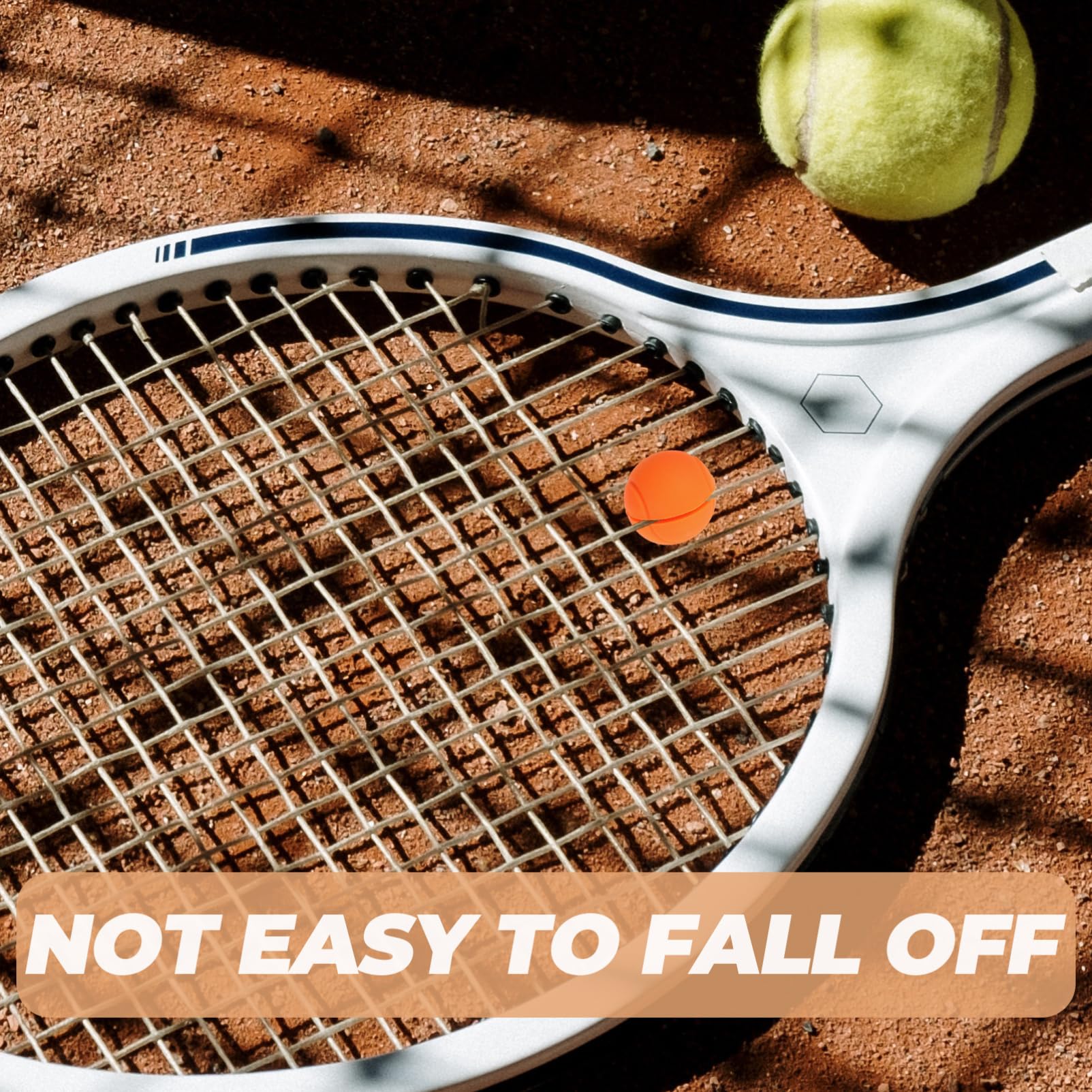 ibasenice 5 Set Smorzatori Per Racchette Tennis Accessori Per Giocatori Tennis Resistente E Facile Usare 4 Pezzi*5