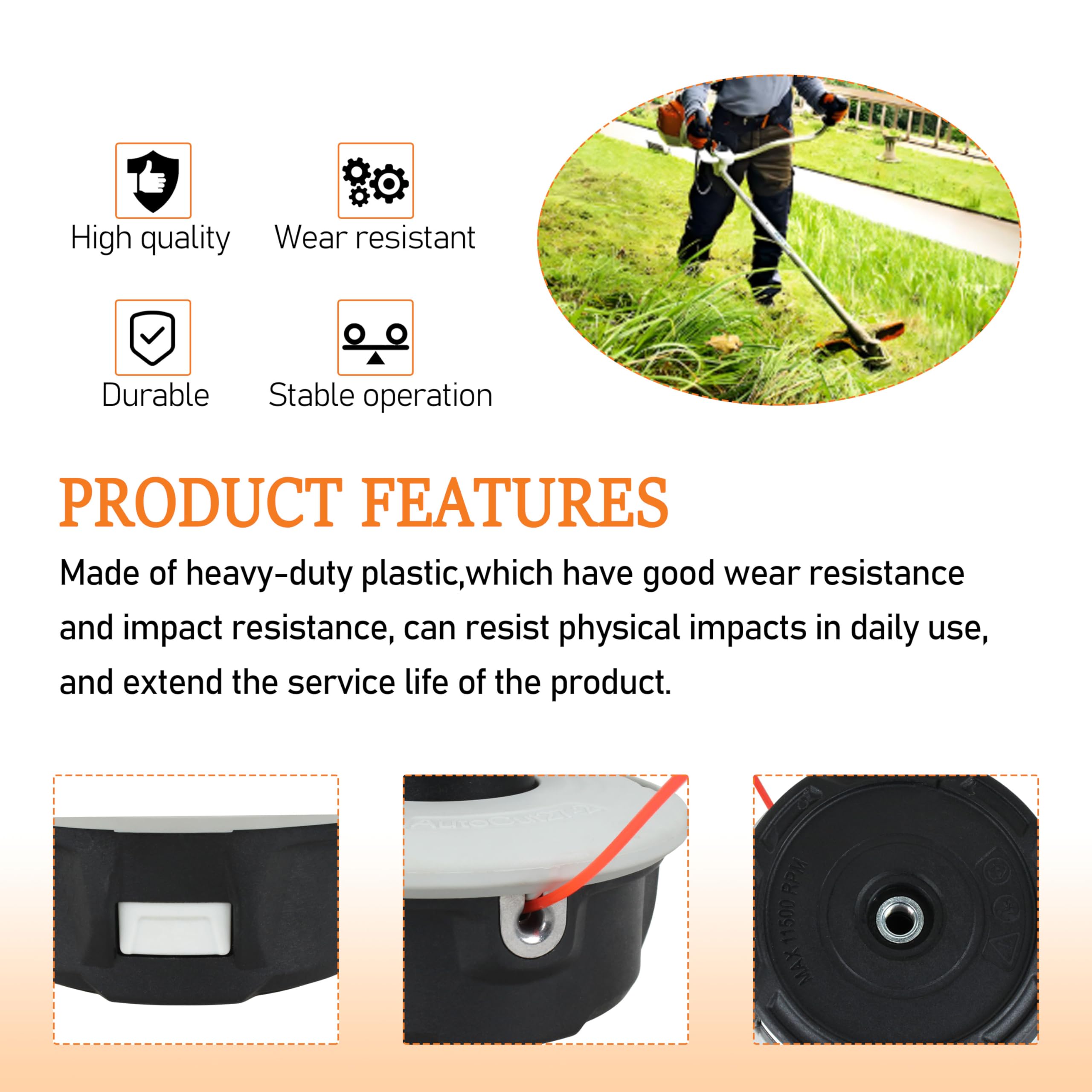 Amazon.com: Rifatrio 27-2 Weed Eater Trimmer Head for Stihl