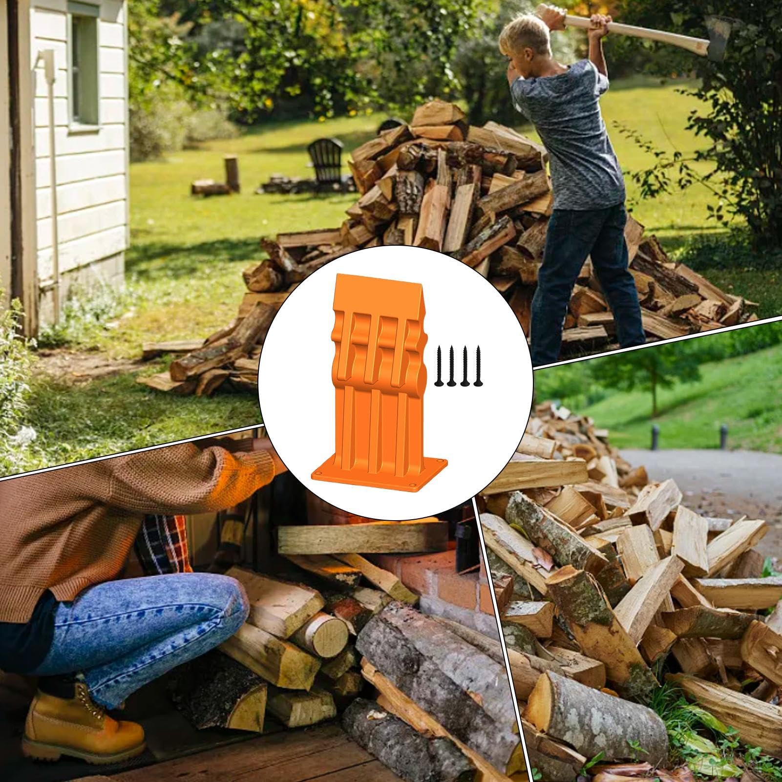 Spaccalegna per legna, spaccalegna manuale | Strumenti per spaccare il legno in metallo Spaccalegna per legna da ardere,Pratico spaccalegna in ghisa per legna da ardere per il cortile di casa