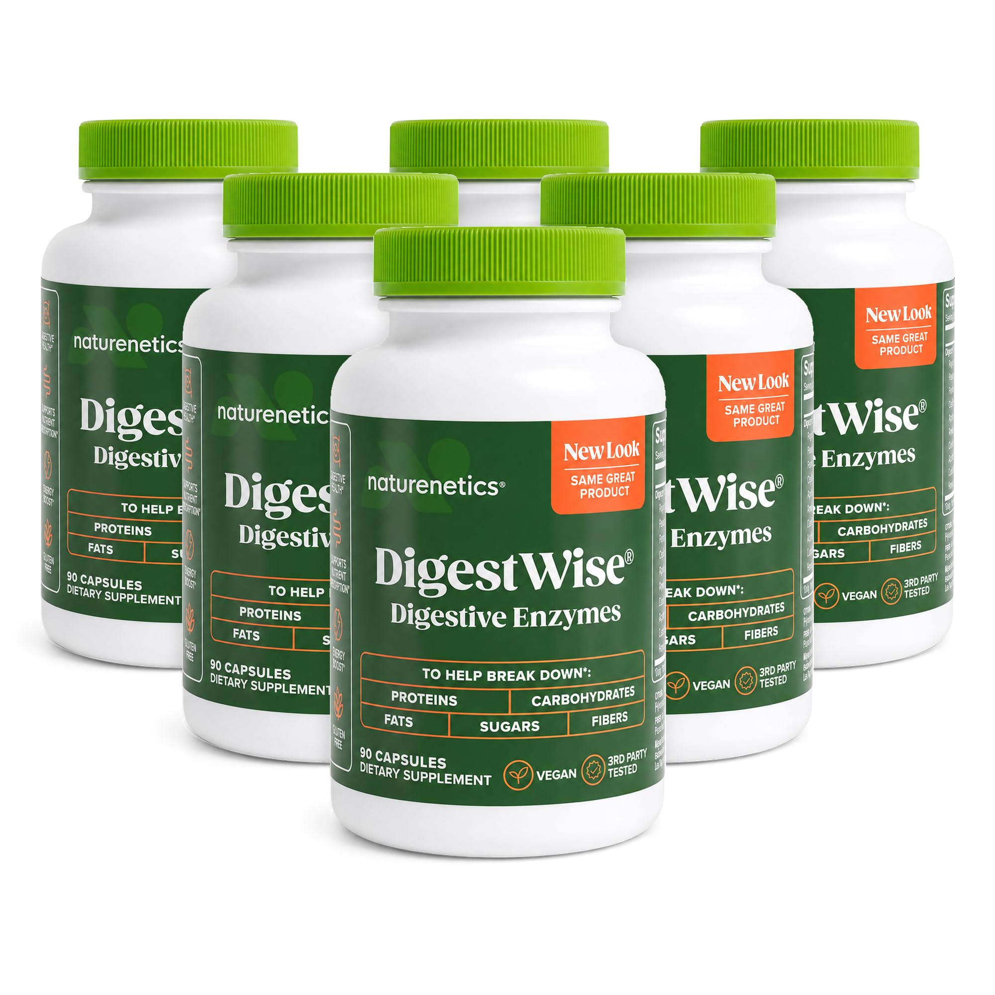 Vegan Digestive Enzymes for Gas & Bloating - 10 Enzymes, 90 Capsules — Amazon image 11