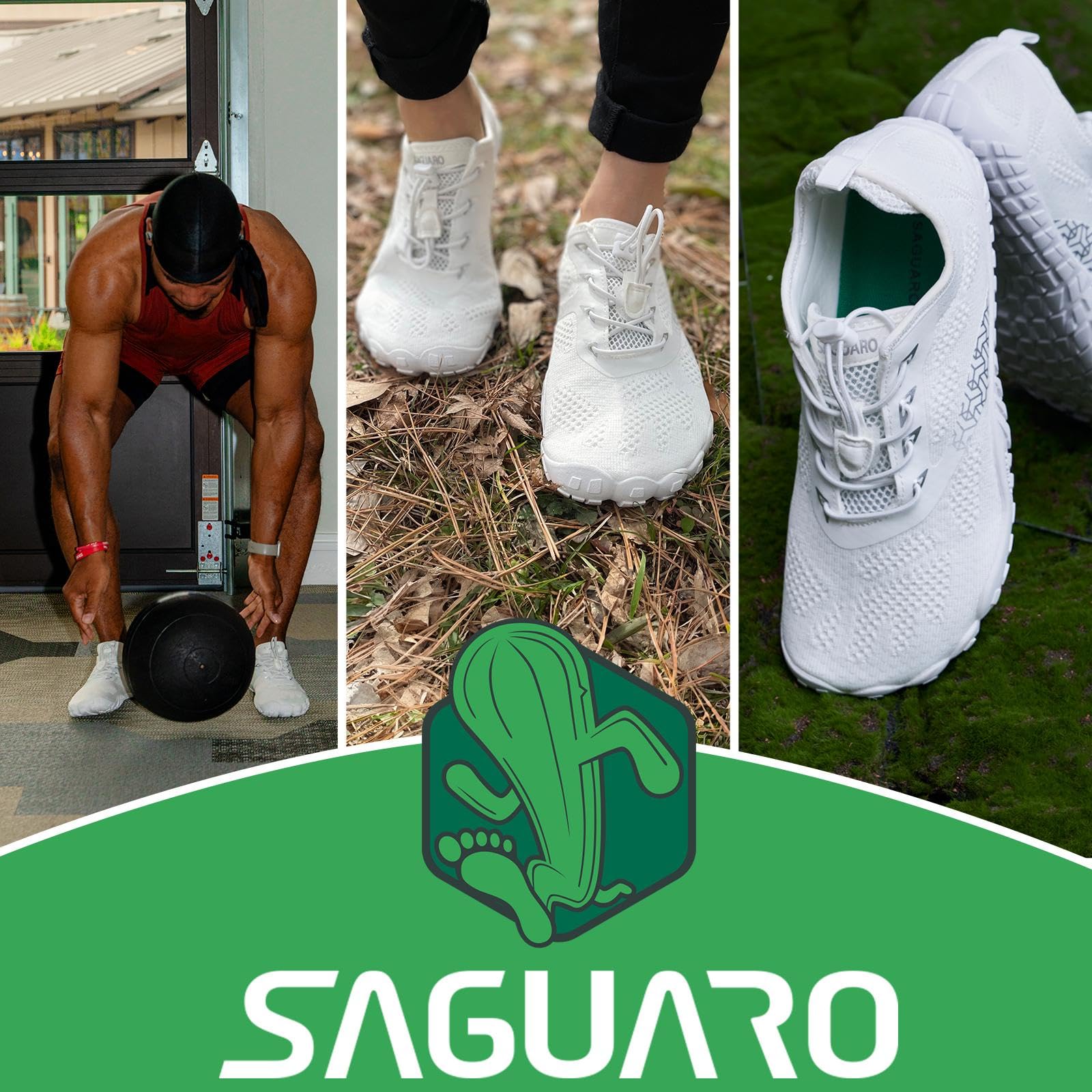 SAGUARO Scarpe Minimaliste Comode Morbide Scarpe Barefoot Leggere e Antiscivolo,Unisex-Adulto
