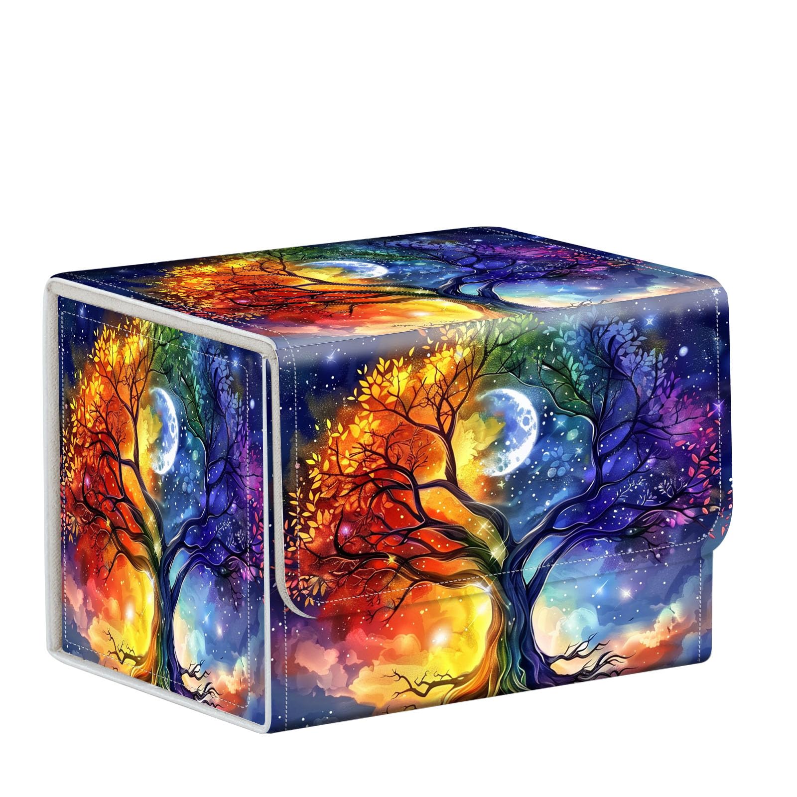 ETLKJVBL for MTG Card Storage Solution - for MTG Card Box and Commander Decks, High Capacity Anime Card Sleeves for Mtg Deck Box,Tree of Life with