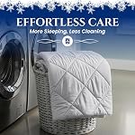 Cooling Comforter King Size for Hot Sleepers & Night Sweats, Luxury Lightweight Breathable Bedding, All-Season Cool Blanket for Bed, Reversible Cold & Soft Touch (Light Grey & Dark Grey)