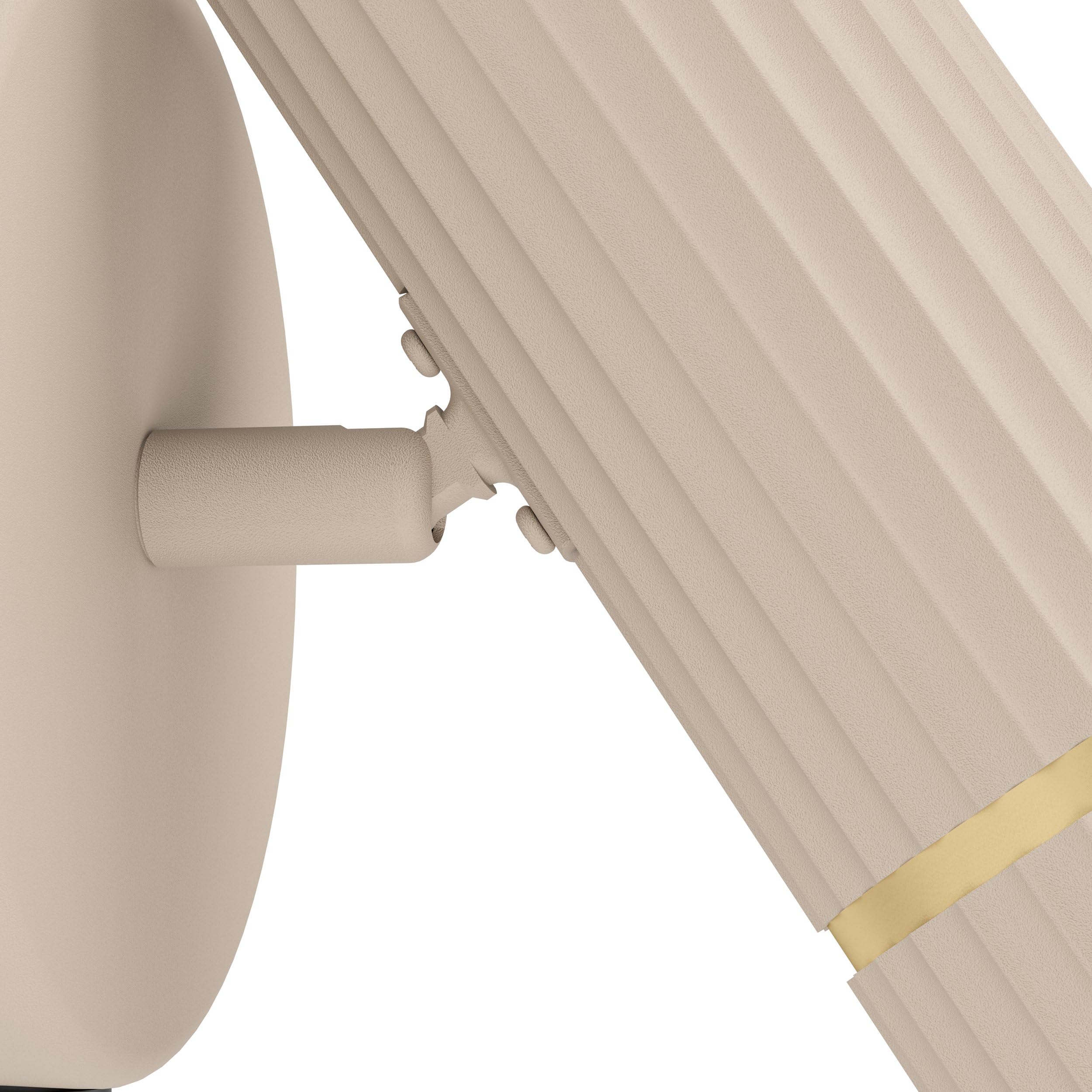 Eglo Caminia Lámpara de pared, lámpara de pared para interiores con foco orientable, foco de pared con interruptor, foco para dormitorio, metal en beis y dorado, bombilla GU10, blanco cálido