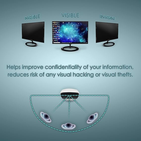 [2 Pack] Premium Privacy Screen Filter for 24 Inches Desktop Computer Widescreen Monitor with Aspect Ratio 16:09. Anti Glare and Anti Blue Light Protection