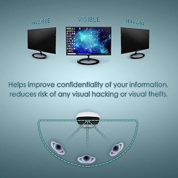 [2 Pack] Premium Privacy Screen Filter for 24 Inches Desktop Computer Widescreen Monitor with Aspect Ratio 16:09. Anti Glare and Anti Blue Light Protection