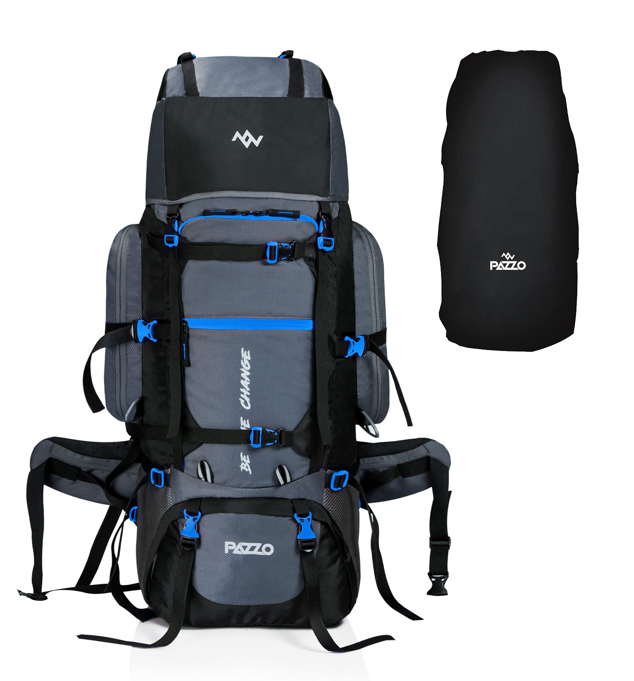 pazzo 80L Travel Backpack for Outdoor Sport Camp Hiking Trekking Bag Camping Rucksack with Raincover and 1 Year Warranty-picture-12