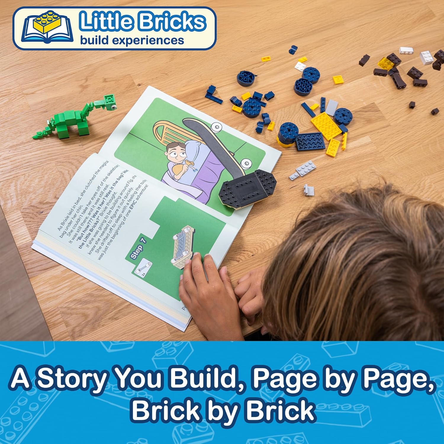 Little Bricks Build Experience, The Adventures of Brixie and Fig | Interactive Reading & Building Blocks Toy for Children & Kids, Gift for Boys & Girls, Educational Playtime | Ages 6+