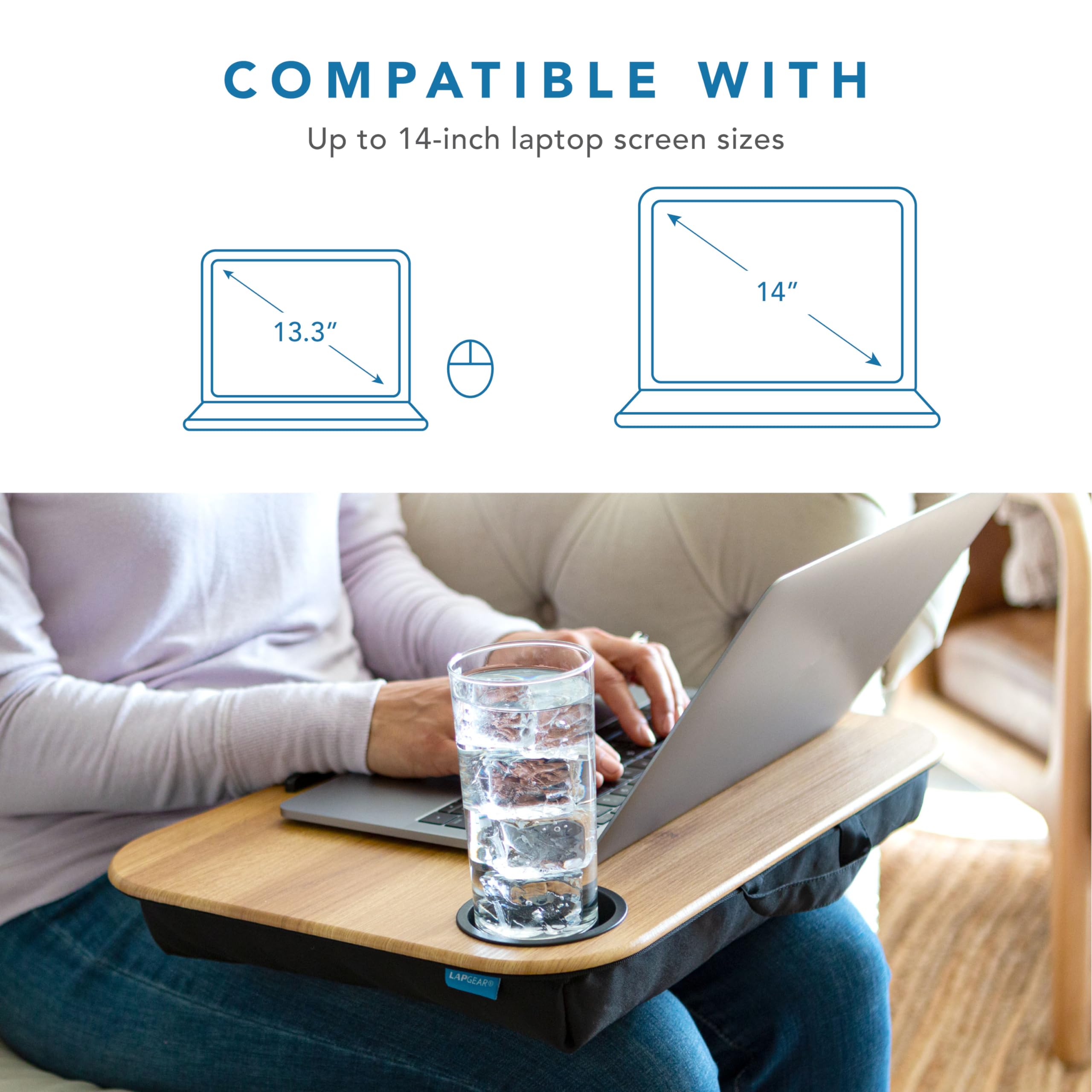 LAPGEAR Cup Holder Lap Desk