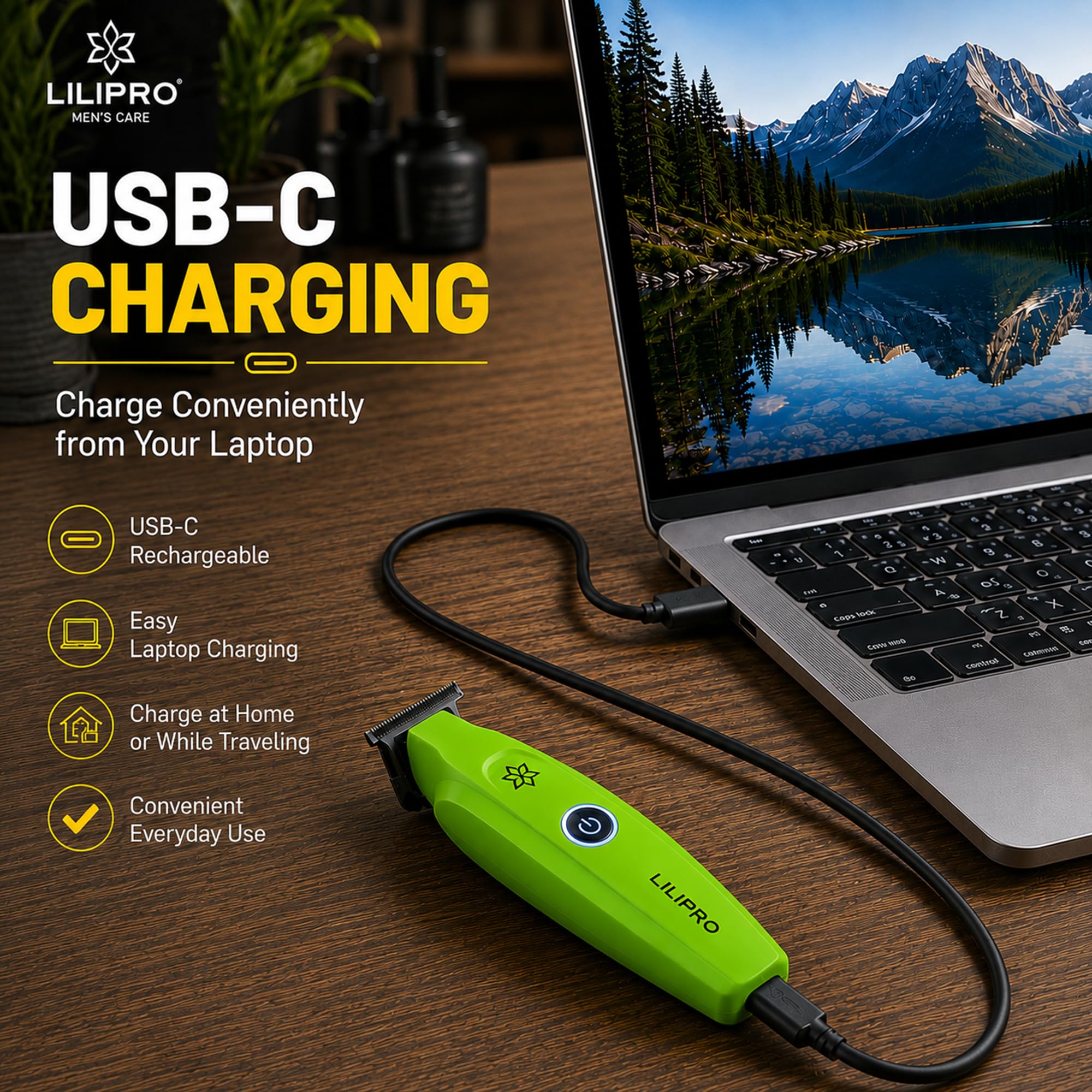 M12 Tagliacapelli Professionale Uomo e Regolabarba | Trimmer Professionale Capelli e Barba con Lama T DLC Zero Gap, 7500+ RPM, Ricarica USB-C, Batteria 2000 mAh, Silenzioso e Preciso