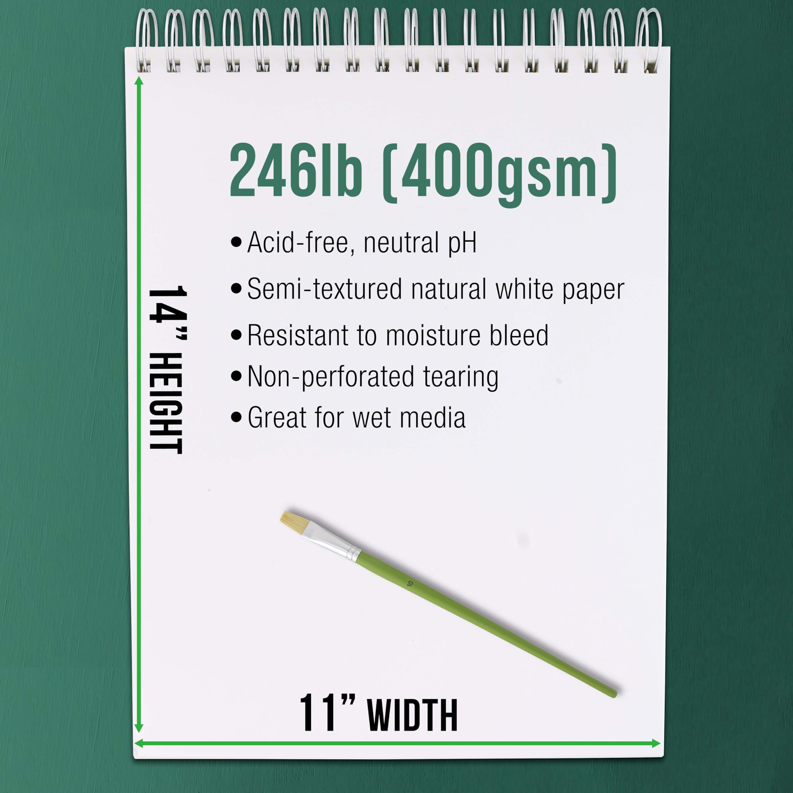 Premium Acrylic Painting Paper Pad - 24 Sheets -3