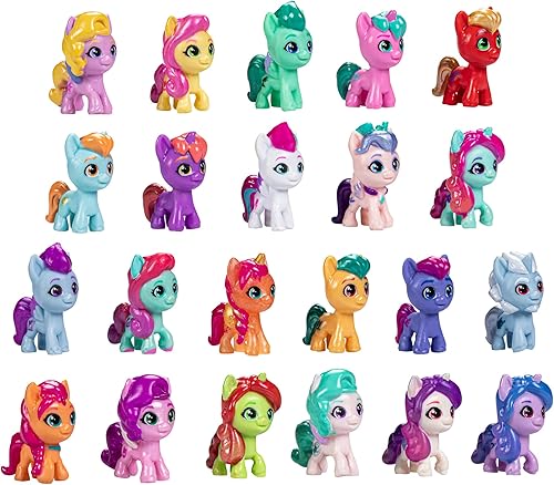 My Little Pony Mini World Magic Meet The Minis Collection Set con 22 figuras de poni juguete para niños a partir de 5 años exclusivo de mazón