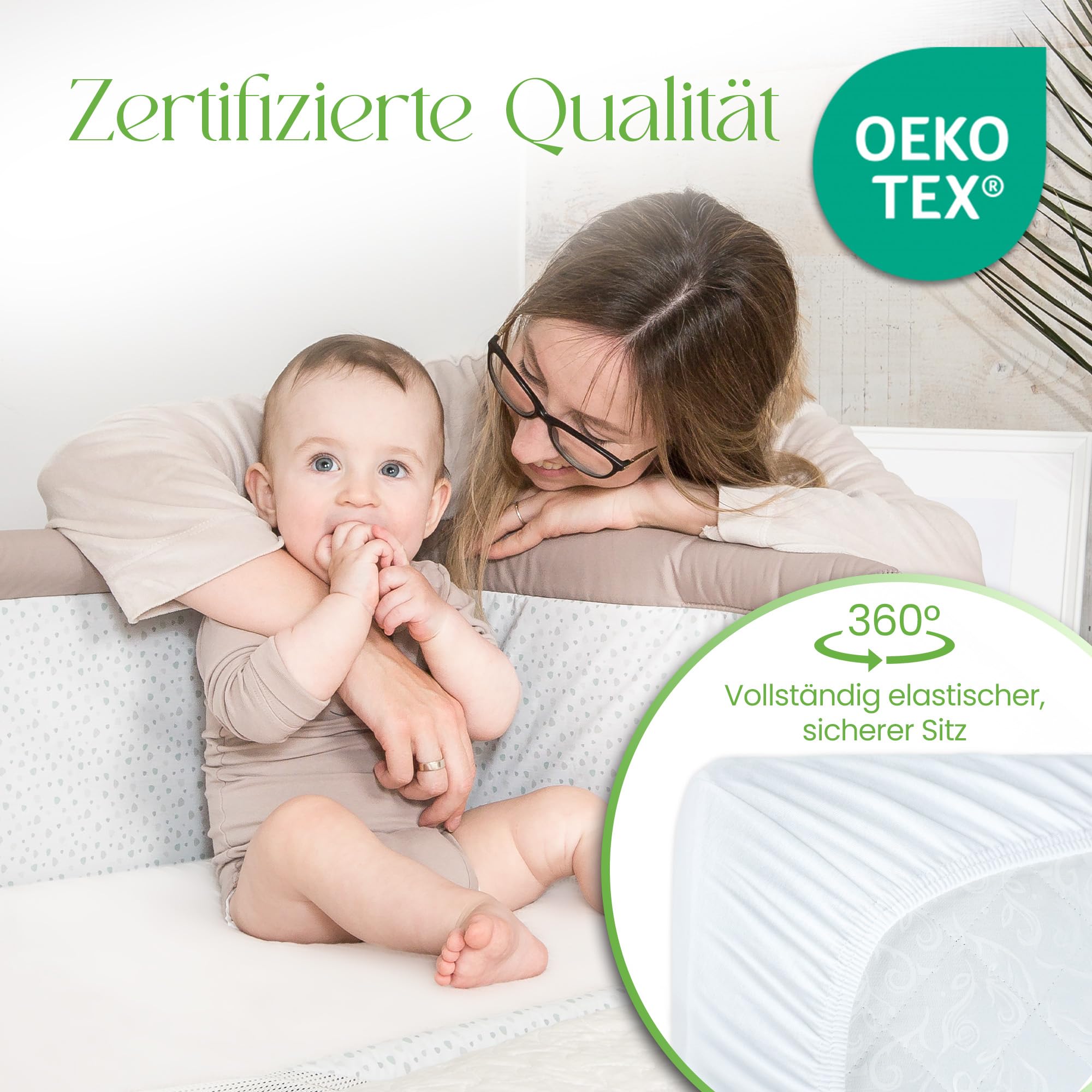 Matratzenschoner 40x90 cm – wasserdichte Matratzenauflage Für Baby – Bettunterlage Wasserdicht – Waschbare Matratzenschutz Für Babys