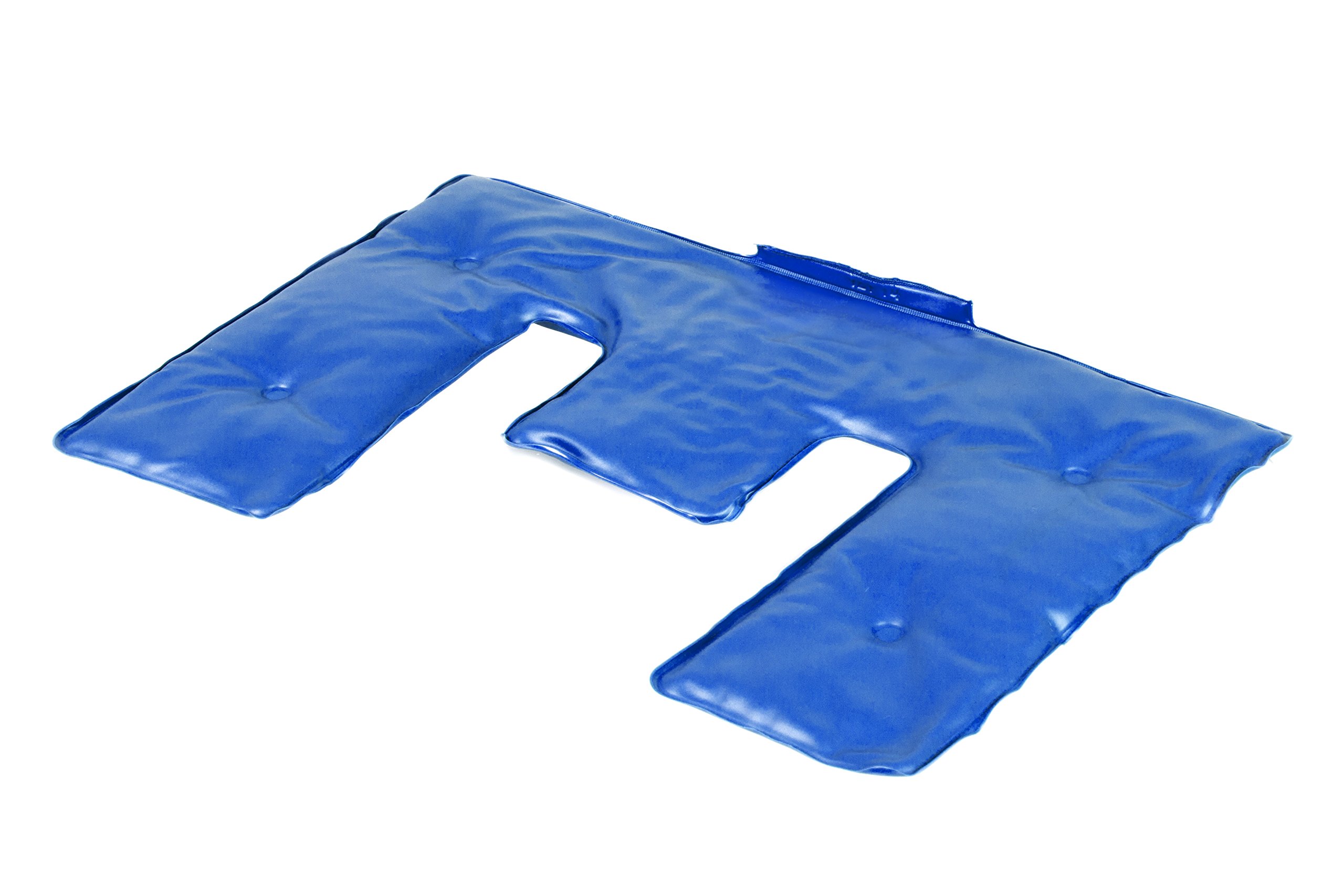 Moor collo scaldino 29 x 39 cm e calore cuscino 22 x 19 cm con rivestimento in pile in basalto, Cuscino per il collo, cuscino termico, 180ppm, Cuscino termico