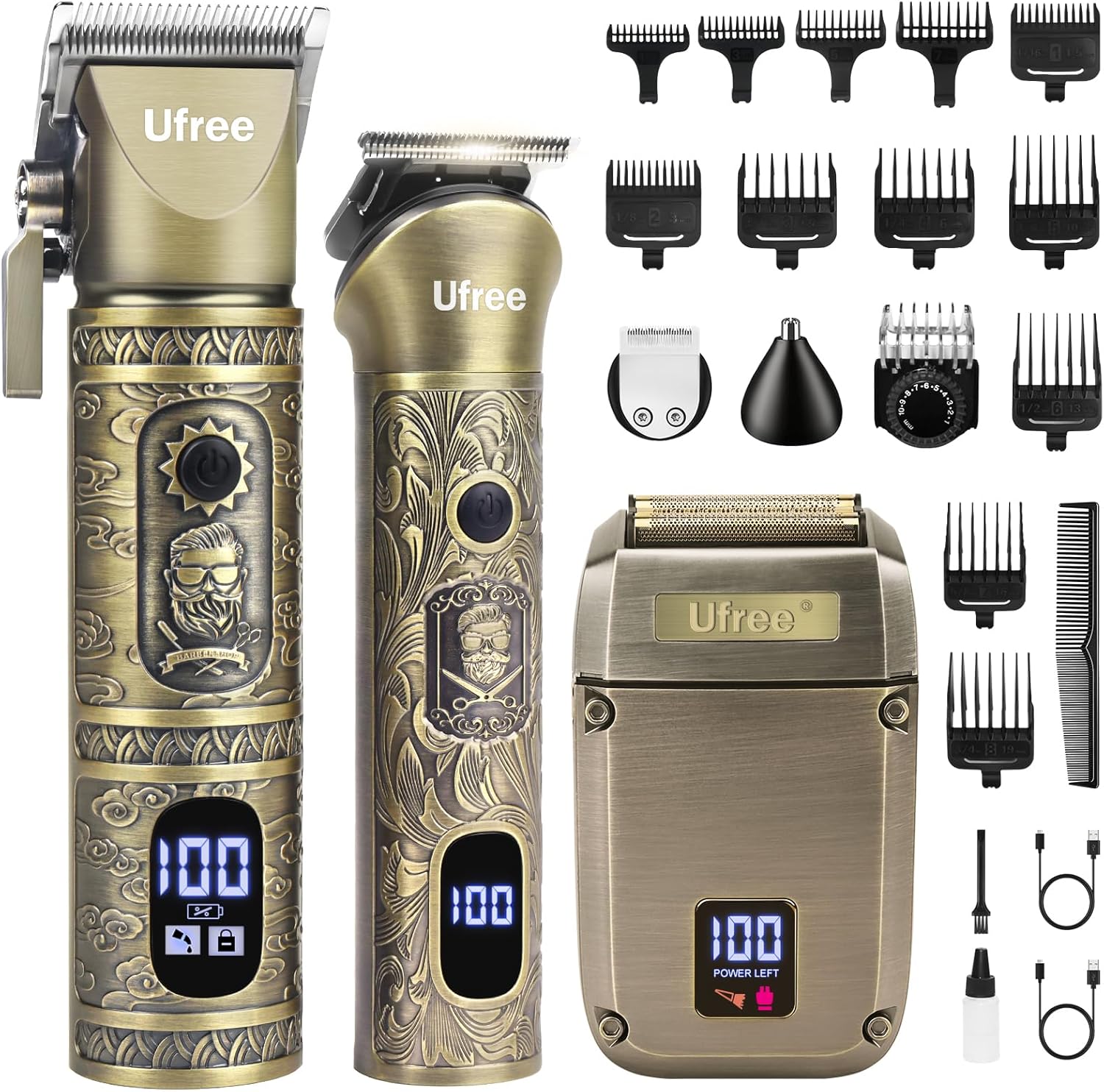 Amazon.com: Ufree Beard Trimmer, Hair Clippers Mens Shaver