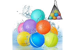 Premium Reusable Water Balloons Refills - OnTwo Splash Bombs for Ages 3-5, 4-8, and 8-12