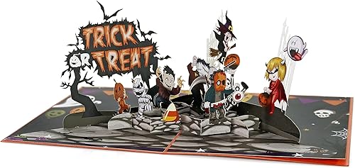 Miniatura 3 de CUTPOPUP - Tarjeta de felicitación 3D de Halloween (truco o trato)