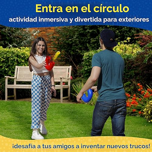 Miniatura 2 de Juego de habilidad original pindaloo con 2 bolas - Regalos para niños y adultos, Juegos de interior y exterior, Juguetes con bolas para adolescentes