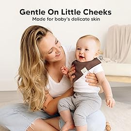 KeaBabies 8-Pack Bandana Bibs for Baby Girls, Boys - Organic Cotton Baby Bibs for Drooling & Teething Newborn, Toddler, Infant 0-36 months, Extra Soft, Absorbent Cloth with Snaps (Driftwood/Quin)