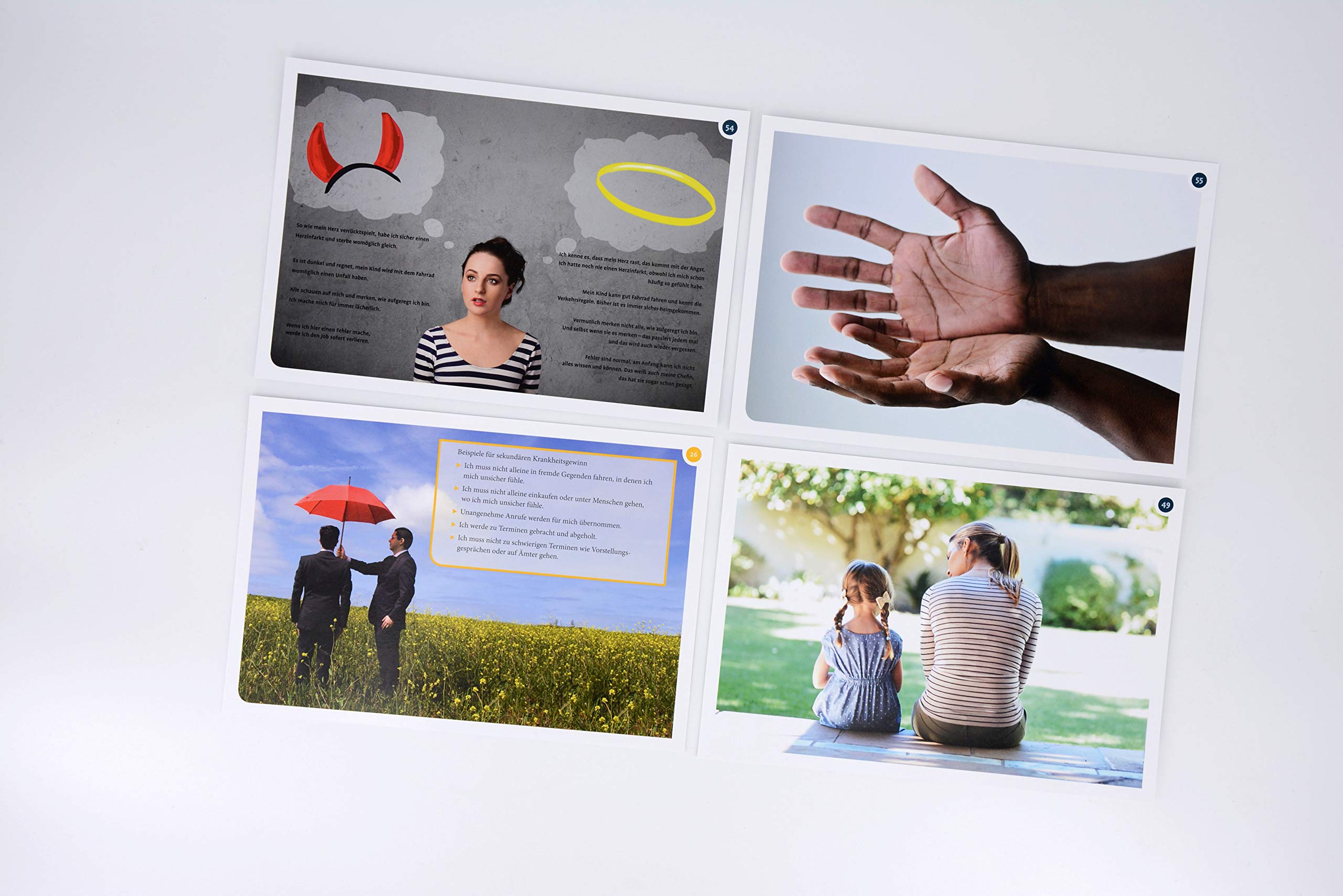 Angststörungen: 75 Therapiekarten. Kartenset mit 75 Karten für die Psychotherapie. Mit 24-seitigem Booklet (Beltz Therapiekarten)