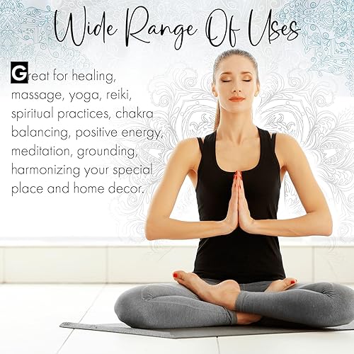 Miniatura 3 de Smart Intentions - Juego de 8 piedras pulidas para alivio de la ansiedad, ojo de tigre, amatista, cuarzo rosa, ágata de fuego, unakita, cornalina,