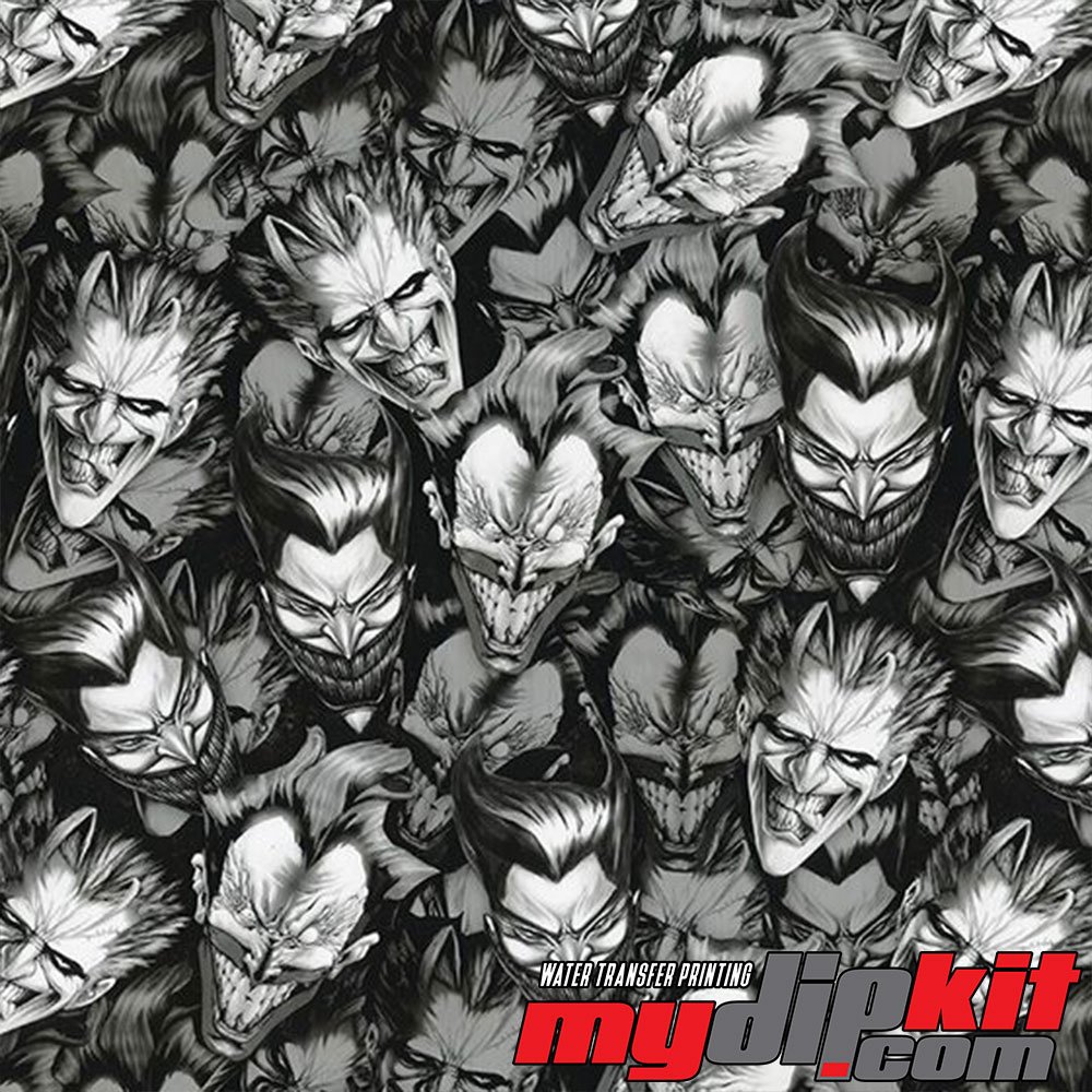 Water Transfer Printing Film - Hydrographic Film - Hydro Dipping- Joker Faces - DD-932-A