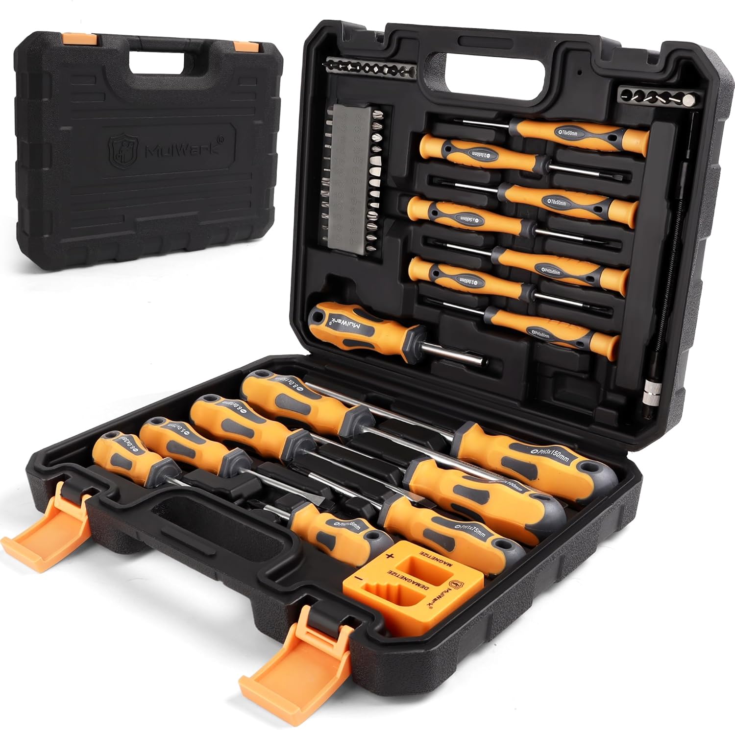 MulWark Screwdriver Set 59 Piece Chrome Vanadium
