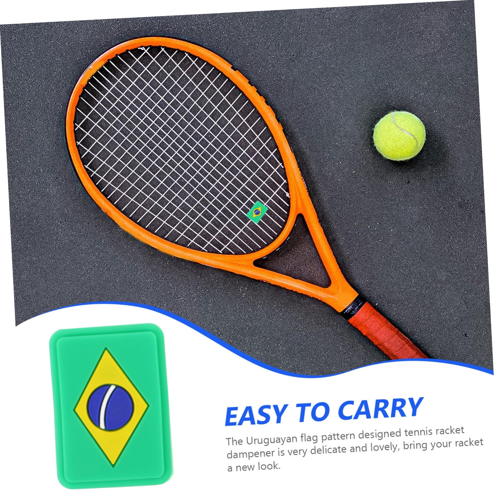 TOYANDONA Amortiguadores De Vibración Tenis Accesorios Efectivos Reducción De Raquetas De Tenis Compacto Y Instalación